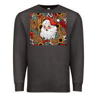 Smoke western santa claus Premium Sweatshirt - Jasminsmagicworld