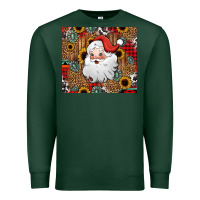 Western Santa Claus Premium Sweatshirt | Teevron