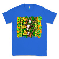 True Royal st patricks cow and coin wıth clovers and leopard brushstrokes Classic Tee - Artiststas