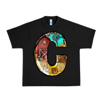 Black farm life alphabet lowercase letters c Urban Heavy Tee - BundleAndBundleShop