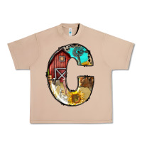 Burro farm life alphabet lowercase letters c Urban Heavy Tee - BundleAndBundleShop