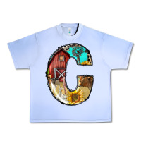 Grape Ice farm life alphabet lowercase letters c Urban Heavy Tee - BundleAndBundleShop