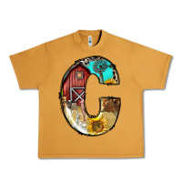 Peanut Butter farm life alphabet lowercase letters c Urban Heavy Tee - BundleAndBundleShop