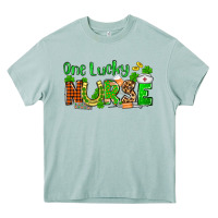 Arona St. Patrick's One lucky Nurse Heavy Core Tee - OliviaCreatesArt