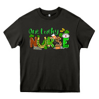 Asphalt St. Patrick's One lucky Nurse Heavy Core Tee - OliviaCreatesArt