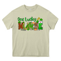 Mossy St. Patrick's One lucky Nurse Heavy Core Tee - OliviaCreatesArt