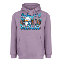 Lavender Baby it's cold outside Heavyweight Hoodie - RanaPortraitStore