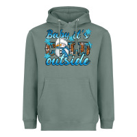 Sage Baby it's cold outside Heavyweight Hoodie - RanaPortraitStore