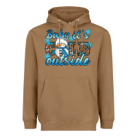 Toasted Coconut Baby it's cold outside Heavyweight Hoodie - RanaPortraitStore