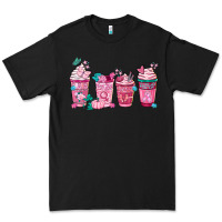 Black Breast Cancer Coffee Cups Premium Tee - FaDigitalArtStudio