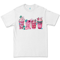 White Breast Cancer Coffee Cups Premium Tee - FaDigitalArtStudio