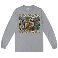 Heather Grey easter Long Sleeve Tee - CowhideDigitalArt