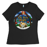 Black oh holy night Ladies Tee - BundleAndBundleShop