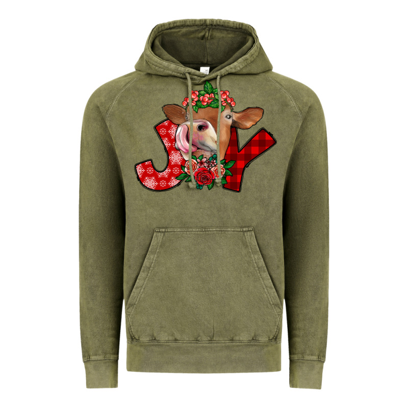 Joy Vintage Hoodie by SublimationCraftShop | Teevron