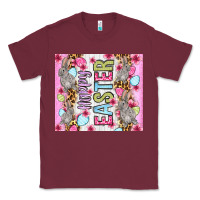 Burgundy Happy Easter bunnies eggs 20oz skinny tumbler Classic Tee - OliviaCreatesArt