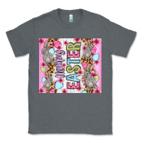 Charcoal Heather Happy Easter bunnies eggs 20oz skinny tumbler Classic Tee - OliviaCreatesArt