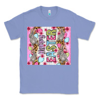 Colony Blue Happy Easter bunnies eggs 20oz skinny tumbler Classic Tee - OliviaCreatesArt