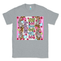 Heather Grey Happy Easter bunnies eggs 20oz skinny tumbler Classic Tee - OliviaCreatesArt