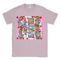 Lilac Happy Easter bunnies eggs 20oz skinny tumbler Classic Tee - OliviaCreatesArt