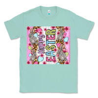 Seafoam Happy Easter bunnies eggs 20oz skinny tumbler Classic Tee - OliviaCreatesArt