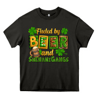 Asphalt St. Patrick's Fueled by beer and shenanigangs Heavy Core Tee - OliviaCreatesArt