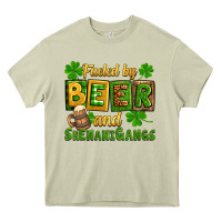 Mossy St. Patrick's Fueled by beer and shenanigangs Heavy Core Tee - OliviaCreatesArt