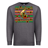 Charcoal Heather western desert moon Premium Sweatshirt - Jasminsmagicworld