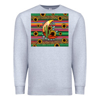 Heather Grey western desert moon Premium Sweatshirt - Jasminsmagicworld