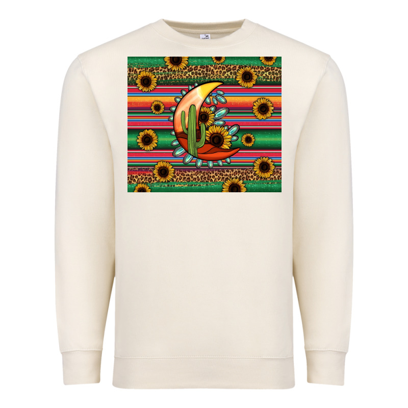 Western Desert Moon Premium Sweatshirt by Jasminsmagicworld | Teevron