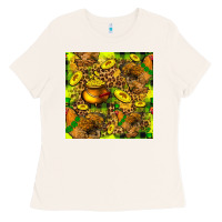 Bone St. Patrick's Chicken With Pot Of Gold Ladies Tee - FaDigitalArtStudio