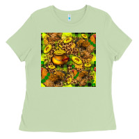 Matcha St. Patrick's Chicken With Pot Of Gold Ladies Tee - FaDigitalArtStudio