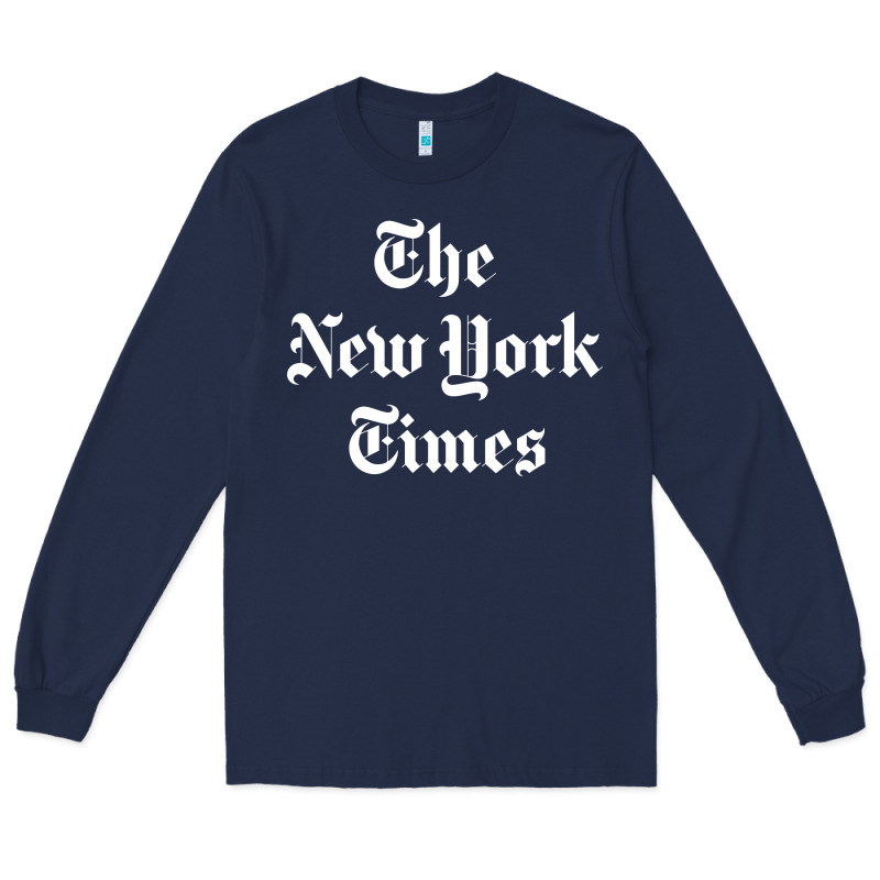 New York Times Long Sleeve Tee by DesigneFamous | Teevron