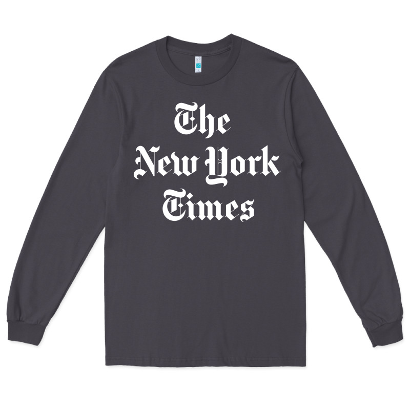 New York Times Long Sleeve Tee by DesigneFamous | Teevron