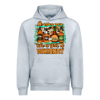 Heather Grey chasing you like a shot of whiskey Urban Hoodie - Jasminsmagicworld