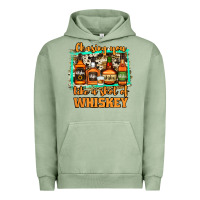 Pigment Oil Green chasing you like a shot of whiskey Urban Hoodie - Jasminsmagicworld