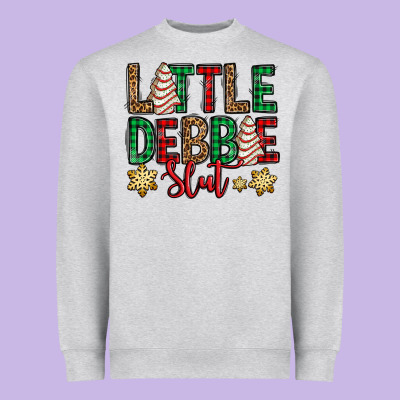 Little Debbie Slut Christmas Tree Cake Heavyweight Sweatshirt Designed By Jasminsmagicworld