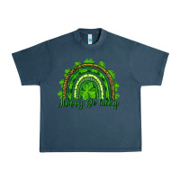 Midnight Navy st. patrick's day happy go lucky Urban Heavy Tee - RanaPortraitStore