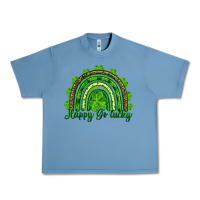 Pebble Blue st. patrick's day happy go lucky Urban Heavy Tee - RanaPortraitStore