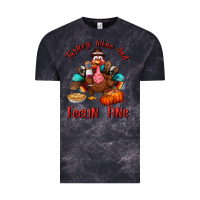 Cloud Black turkey wine and feelin fine Vintage Tee - BundleAndBundleShop