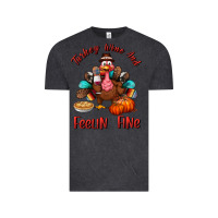 Vintage Black turkey wine and feelin fine Vintage Tee - BundleAndBundleShop