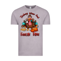 Vintage Zinc turkey wine and feelin fine Vintage Tee - BundleAndBundleShop
