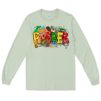 Matcha barber Long Sleeve Tee - CowhideDigitalArt