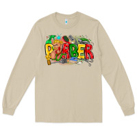 Mushroom barber Long Sleeve Tee - CowhideDigitalArt
