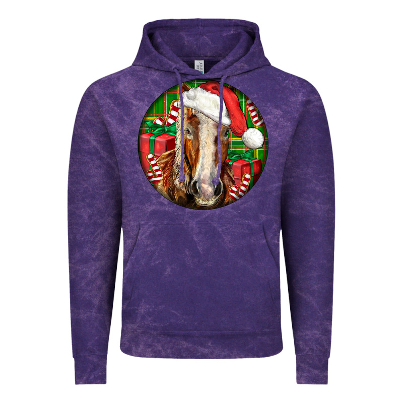 Belgian Horse  Christmas Vintage Hoodie by LillyAllenDesigns | Teevron