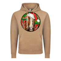 Vintage Coffee Belgian Horse  Christmas Vintage Hoodie - LillyAllenDesigns