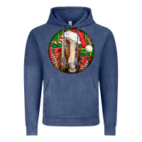 Vintage Denim Belgian Horse  Christmas Vintage Hoodie - LillyAllenDesigns
