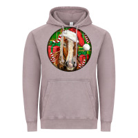 Vintage Zinc Belgian Horse  Christmas Vintage Hoodie - LillyAllenDesigns