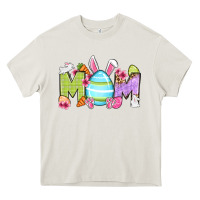 Cream Easter mom Heavy Core Tee - OliviaCreatesArt