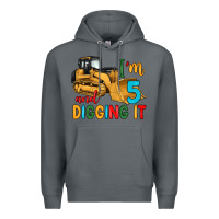 Rock i'm 5 and digging it Premium Hoodie - Artiststas