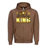 Chestnut birthday king Zipper Hoodie - RanaPortraitStore